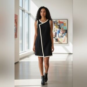 AME Concept Black White Dress Caroline Sz M